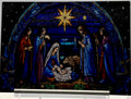 Christmas Nativity Sublimated Tempered Glass Cutting Board. 11"x8"