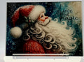 Beautiful Sublimated Tempered Glass Cutting Board with Christmas Santa Theme