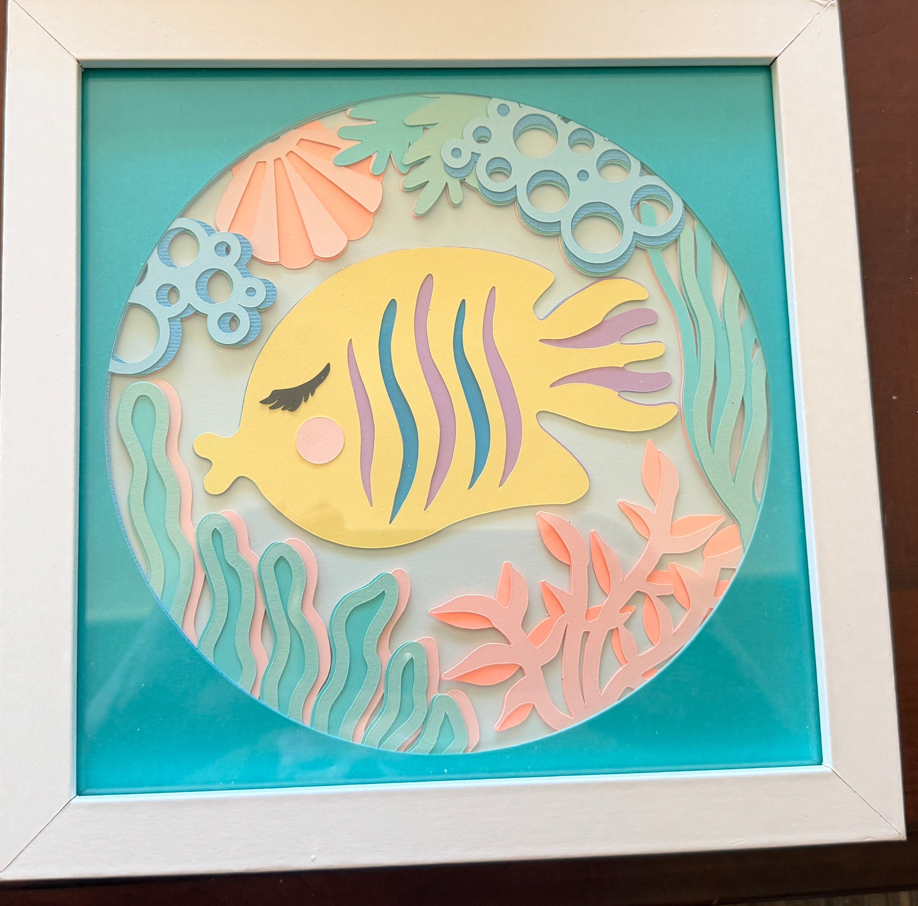 Fun Shadow Box Design of a Fish