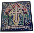 Beautiful Faith Themed 8" Glass Home Decor